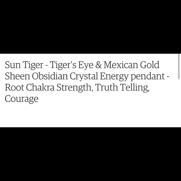 Gorgeous obsidian and tiger eye necklace - Picture 5 of 5